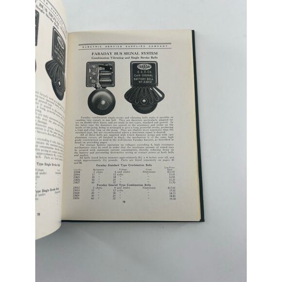 Catalog No9 Electric Service Supplies Co Philidelphia, Chicago Bus Equip 1926 Bk - Picture 4 of 8